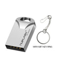 Mini USB 2.0 flash drive in black and silvery finishes, capacities 4GB to 128GB