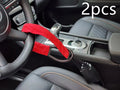 General Motors car steering wheel lock with wire rope and copper core in red colour