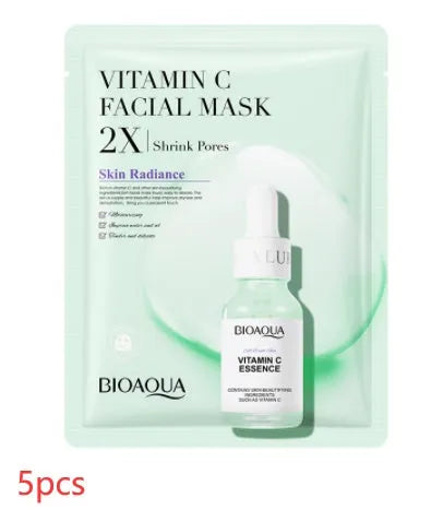 Collagen Face Mask sheet masks in Centella Asiatica, Hyaluronic Acid, Vitamin C and Collagen formulas 30g each