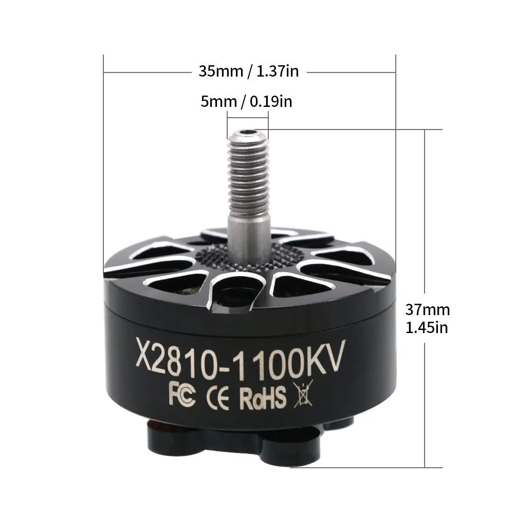 X2810 multi-axis metal brushless motor for RC aeroplanes and drones.