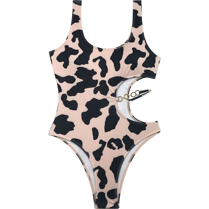 One piece swimsuit for women in polyester, white or pink, sleeveless with chest pad, sizes S to XL