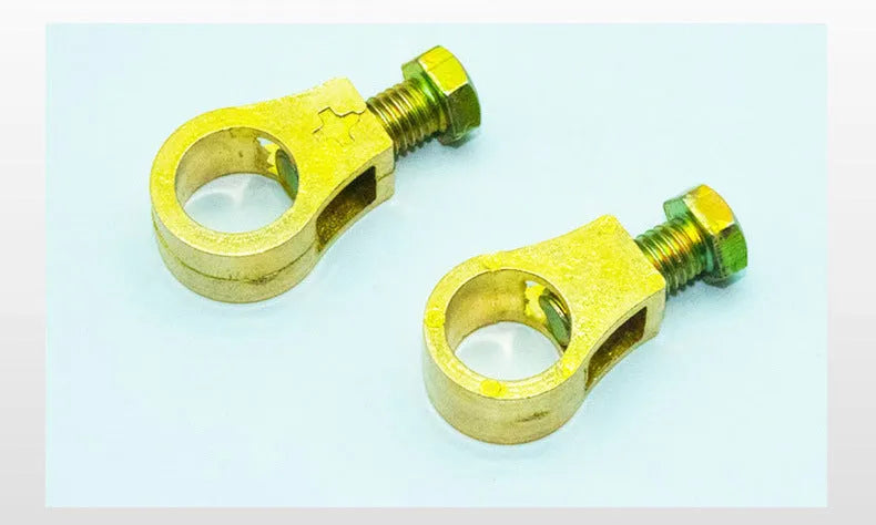 Pure copper car battery terminal connector clamp for automotive electrical systems