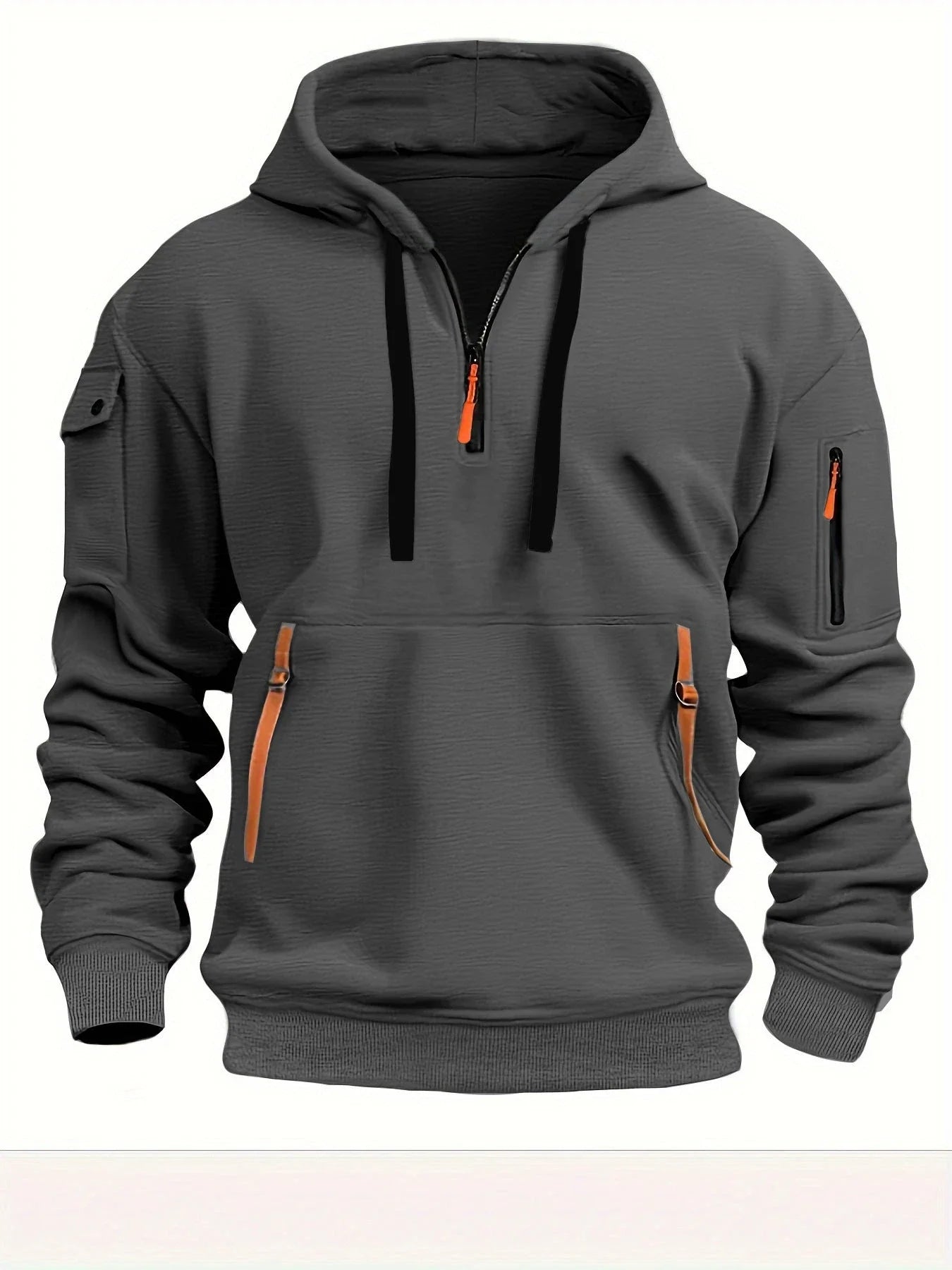 Stylish dropped shoulder hooded sweatshirt in multiple color options for men and women