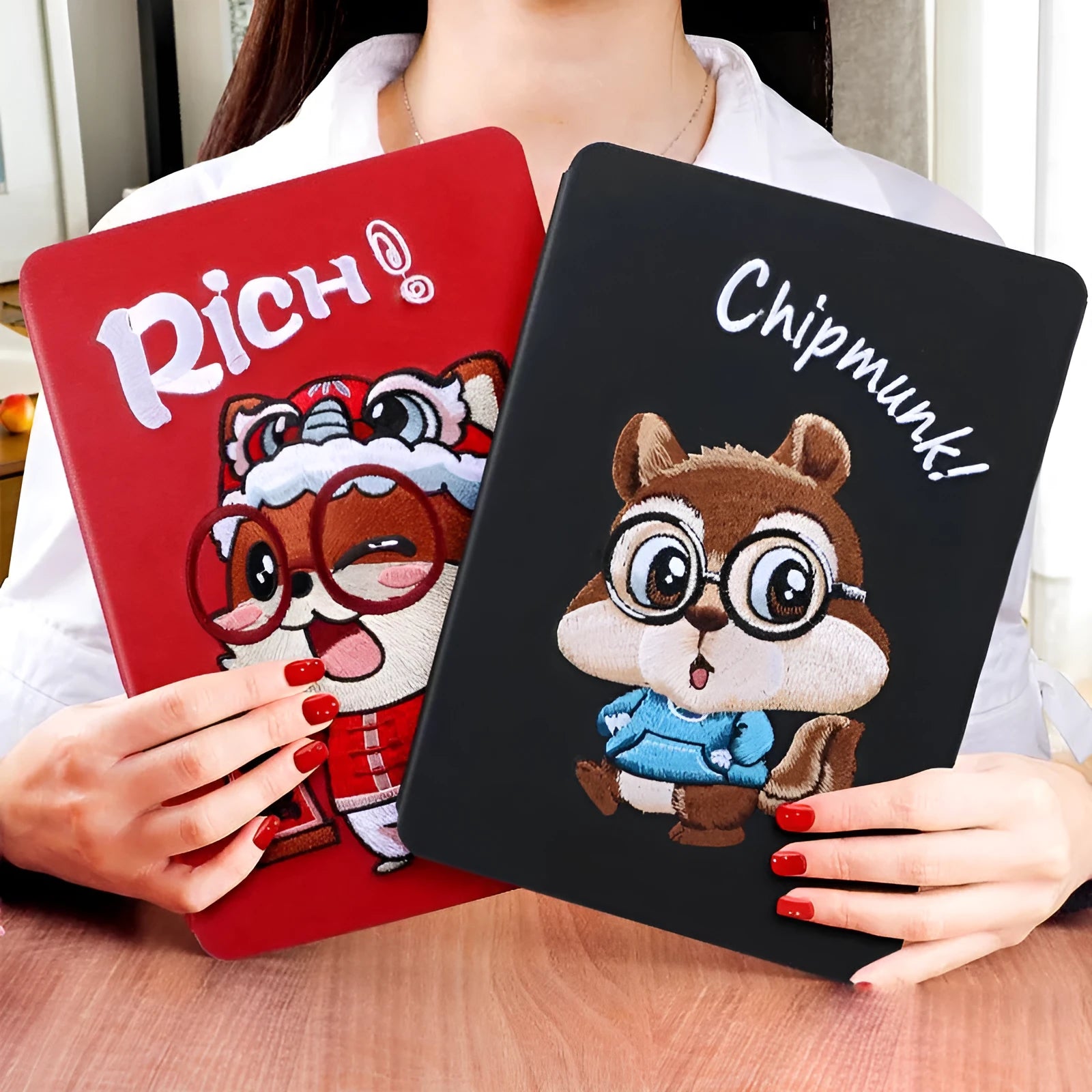 Imitation leather iPad protective case with silicone sleeve for 10.2-inch and 9.7-inch Apple iPad models