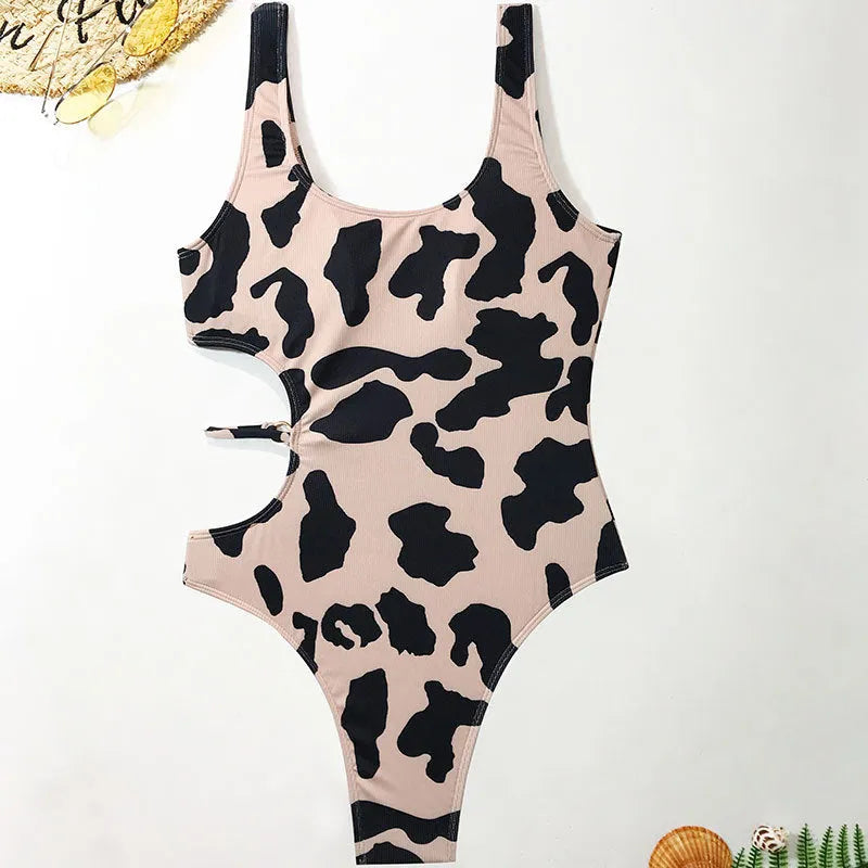 One piece swimsuit for women in polyester, white or pink, sleeveless with chest pad, sizes S to XL