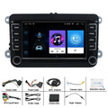 7-inch Android car player for Volkswagen with touchscreen and connectivity ports