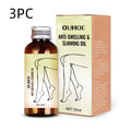 50ml bottle of ginger and grape seed moisturising body oil for massage