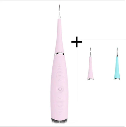 Powerful electric toothbrush with high-frequency vibration and physical calculus removal for deep dental cleaning