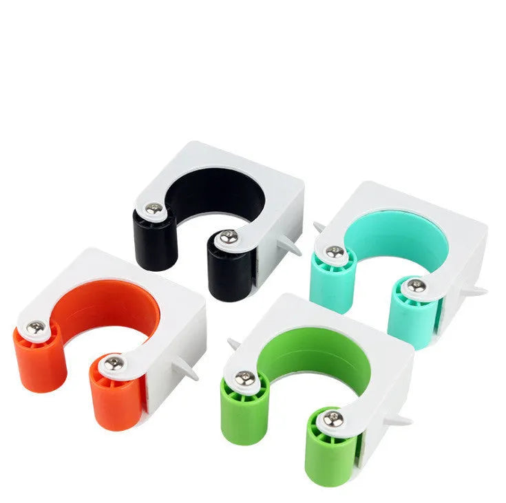 Creative bicycle parking buckle in PC polycarbonate for mountain bike and road bike models, available in black