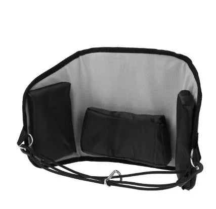 Neck traction hammock with adjustable ribbon, Oxford cloth back, velvet surface, door-mounted for neck pain relief