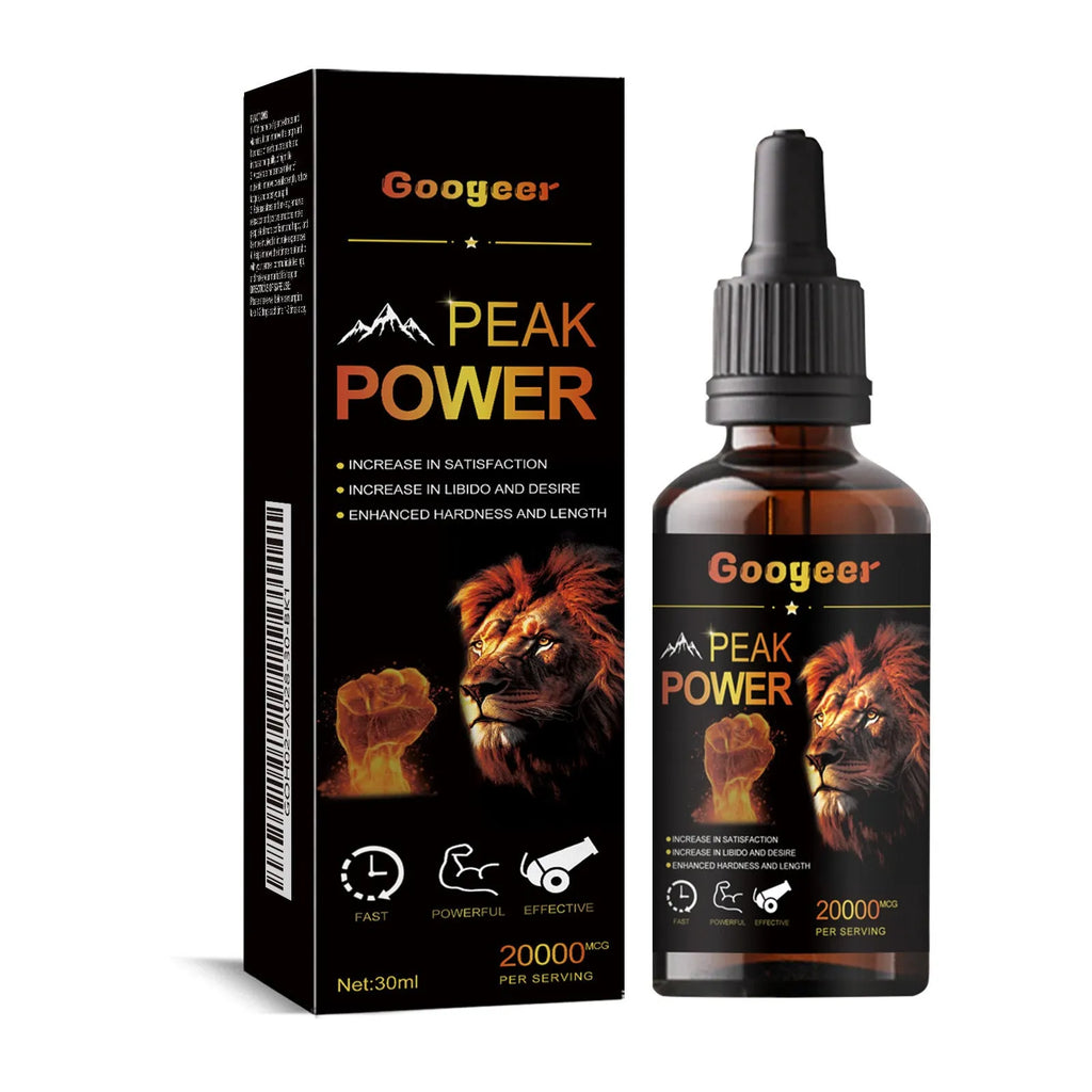 Googeer Peak Power Liquid Energy Supplement 30ml bottle for adult health care