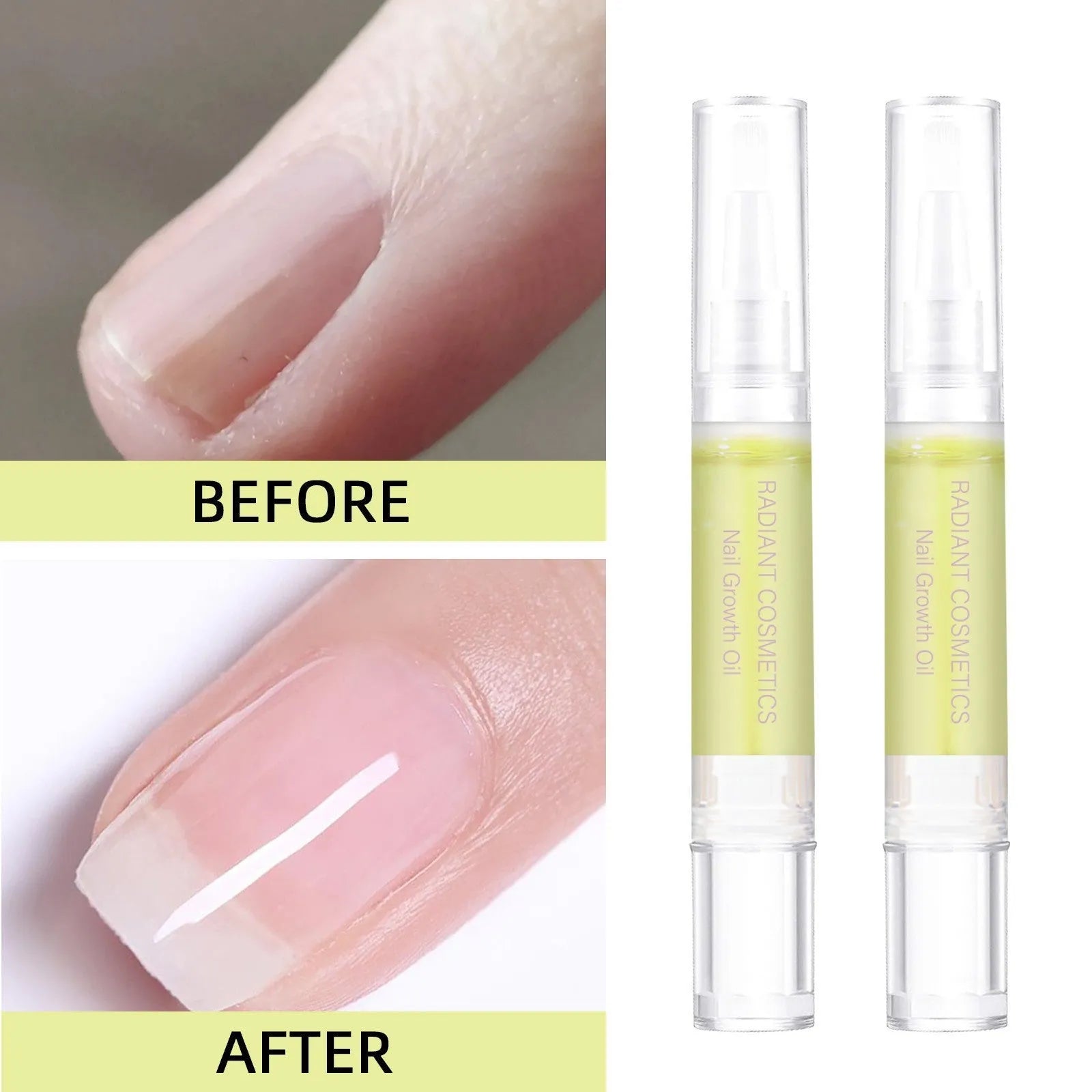 3ml bottle of nail growth treatment oil with moisturising formula