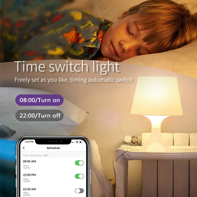 Smart GU10 RGBCCT LED spotlight with wifi control and adjustable colour temperature