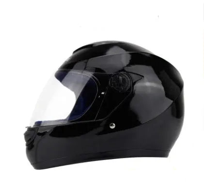 Electric motorcycle full face helmet ABS anti-fog winter covering protective helmet