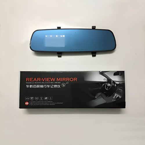 1080P HD rearview mirror driving recorder with 2.4-inch display and 100-degree lens