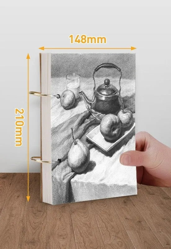 8K thickened sketchbook for hand-painted marker and watercolour drawing with multiple paper type options