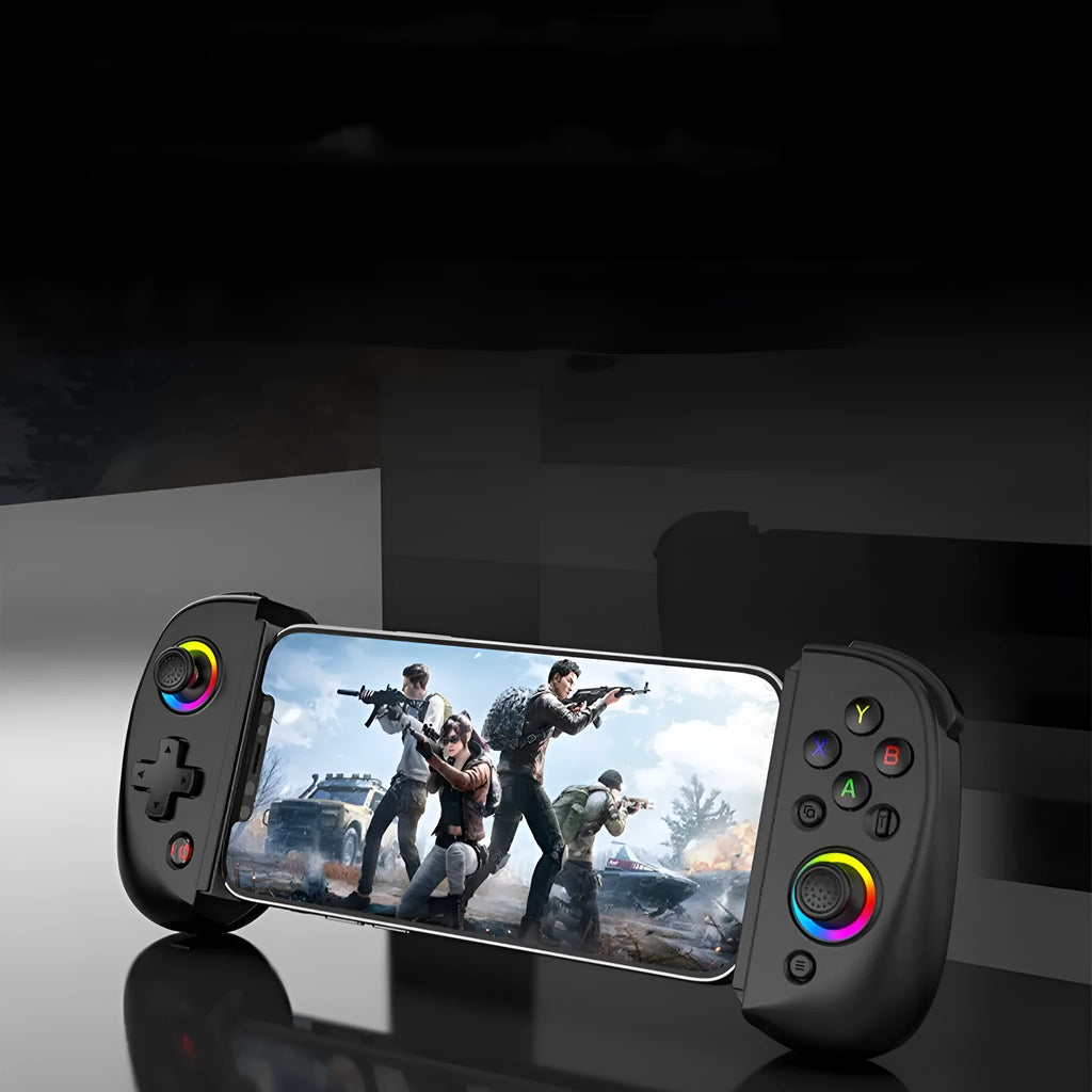 D8 Bluetooth gamepad with stretch tablet design in multiple colour options