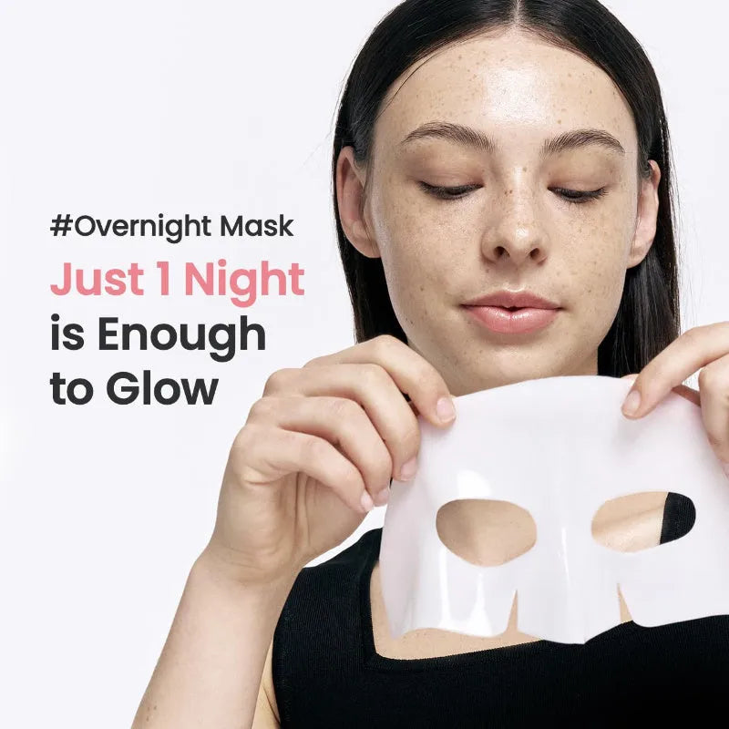 Deep Collagen Overnight Mask sheet mask with low molecular weight collagen, 34g, for firming and hydration