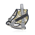 Colourful reflective pet harness with anti-strangulation neck protection in polyester material