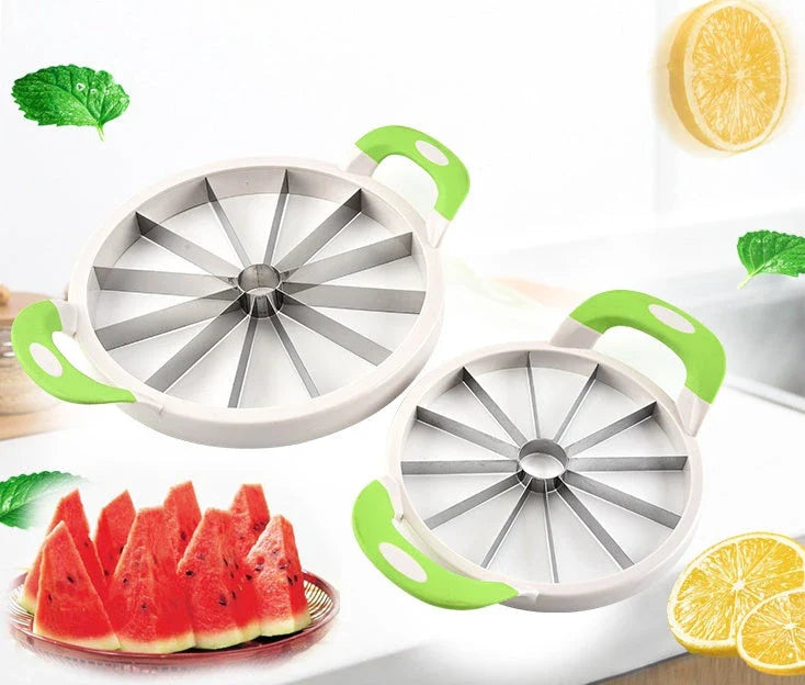 Premium Stainless Steel Watermelon Slicer with Ergonomic Design for Easy, Uniform Melon Cutting