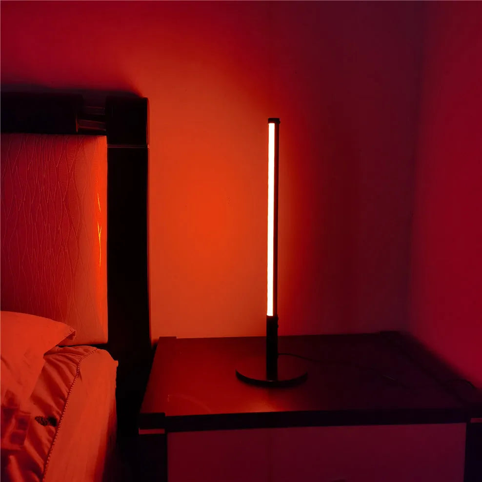 Retro decorative aluminium alloy atmosphere lamp with warm light and RGB colour modes