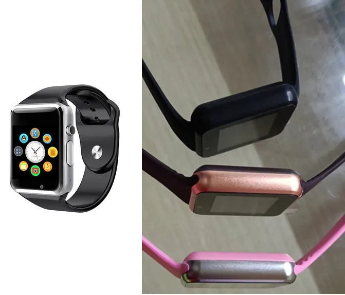 A1 smart watch with 1.54-inch screen and camera for Android with GSM SIM support