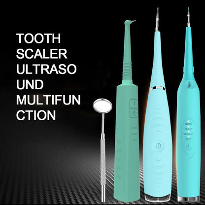 Powerful electric toothbrush with high-frequency vibration and physical calculus removal for deep dental cleaning