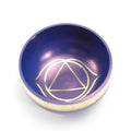 Handmade colourful Himalaya singing bowl measuring 7.8cm for meditation and yoga