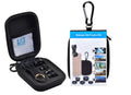 Universal 5 in 1 smartphone lens kit with fisheye, wide angle, macro, telephoto and CPL lenses on a table.