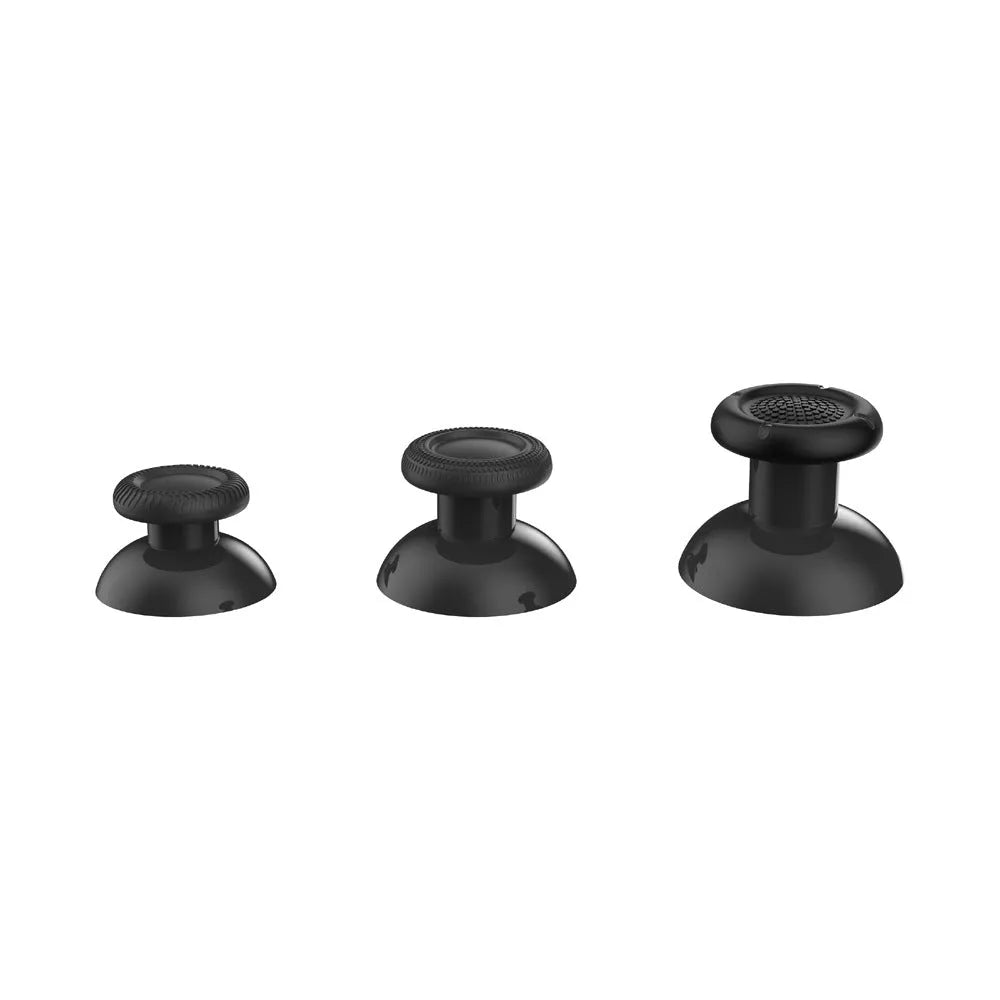 Black rocker cap set of 8 pieces for PS5 PS4 XSX Switch controller thumb stick replacement