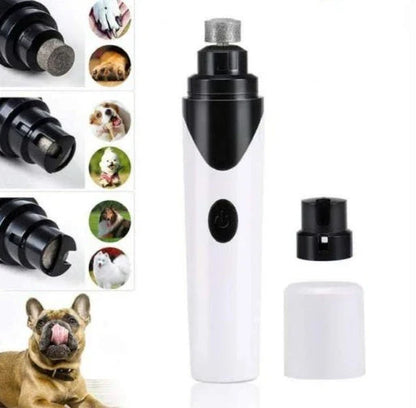 Premium electric pet nail grinder with low-noise motor for safe, painless grooming of cats, dogs, and small animals