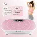 Grey portable household power plate with Bluetooth connectivity and fat slinger accessory