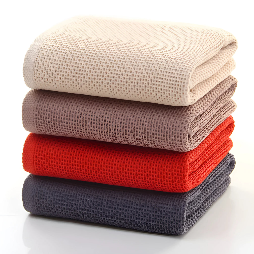 Pure cotton jacquard bath towel 70x140cm in beige red gray or brown for bath beach hotel and home use