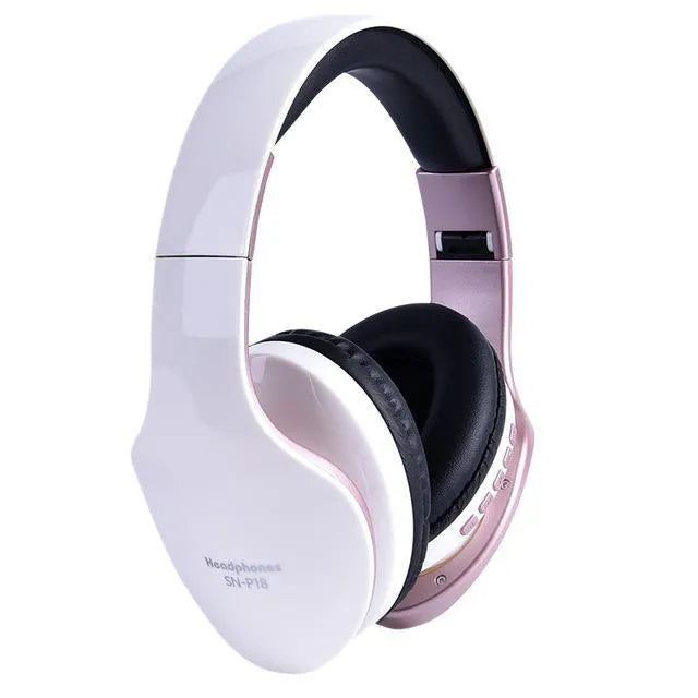 HobbyLane Bluetooth wireless headset in black colour with 40mm drivers and charging cable