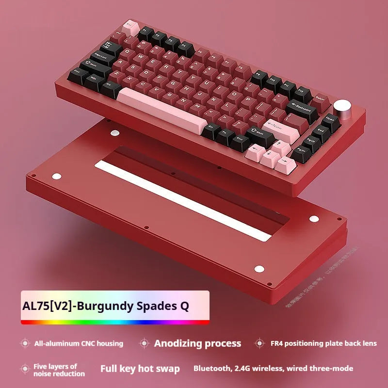 Heiji Snake aluminium mechanical keyboard kit with multiple colour options and assembly tools