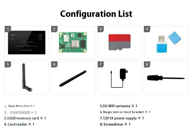 13.3 inch integrated voice assistant display with touchscreen and Raspberry Pi CM4 control in ABS housing