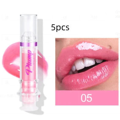 Kissably Soft Liquid Lipstick in various shimmery colors, creating a vibrant and hydrating lip look