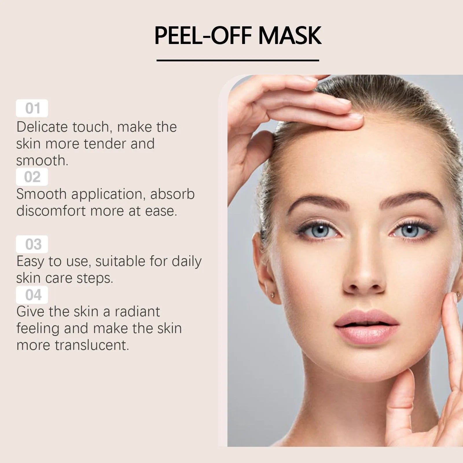 Mild Cutin Tearing Mask facial sheet mask 80g with collagen and bee venom formula