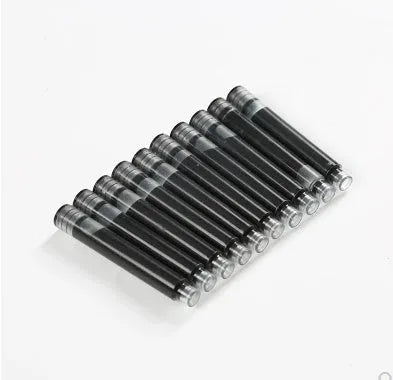 Steel ink sacs for fountain pen repair, pack of 10 pieces with piston mechanism
