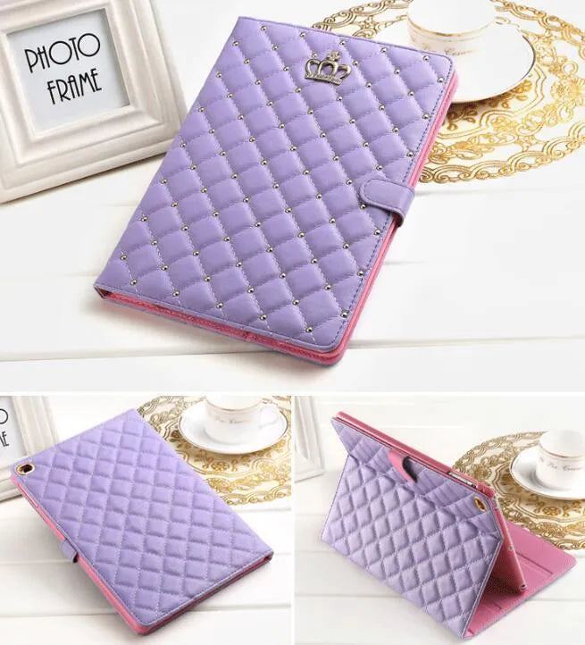 iPad crown case cover in PU leather with PC bottom – available in five colour options for 10.2 and 10.9 inch models