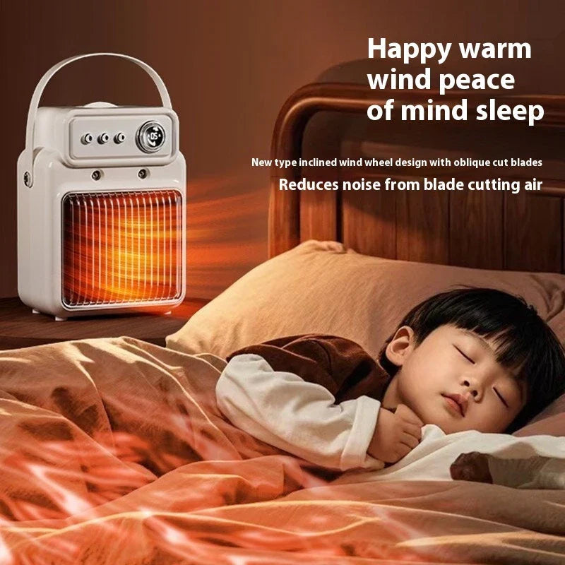 Efficient 1200W 2-in-1 Space Heater and Humidifier with Overheating Protection, Adjustable Temperature and Humidity