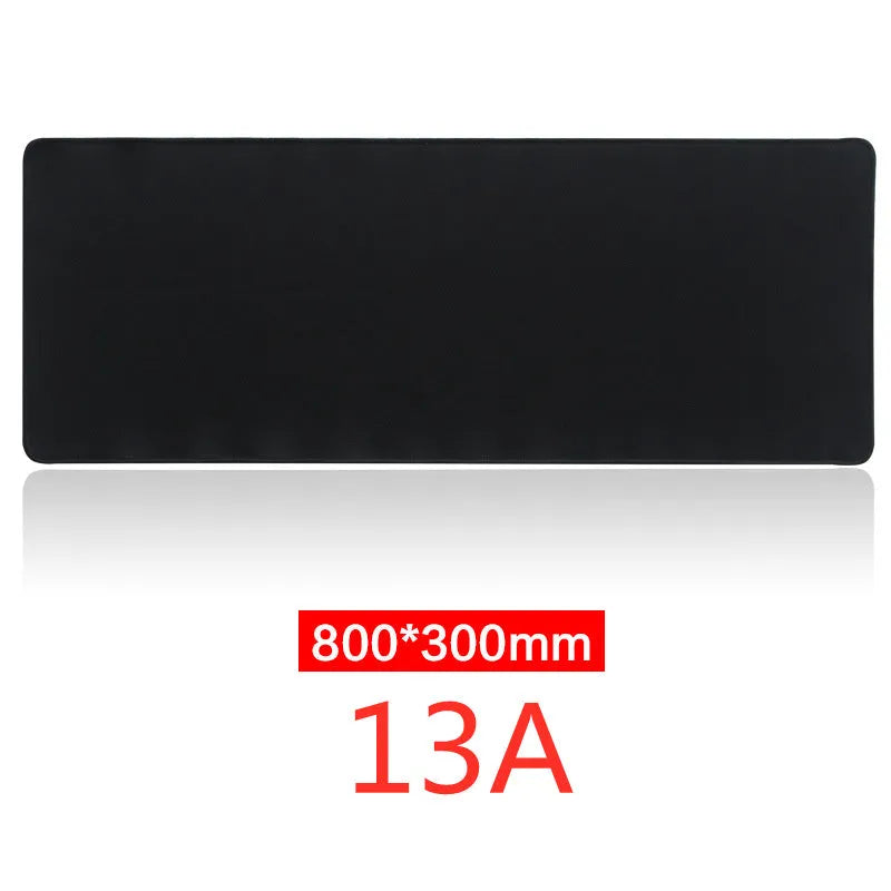 Oversized mouse pad 300 x 800mm with non-slip rubber base and cloth surface heat transfer print design