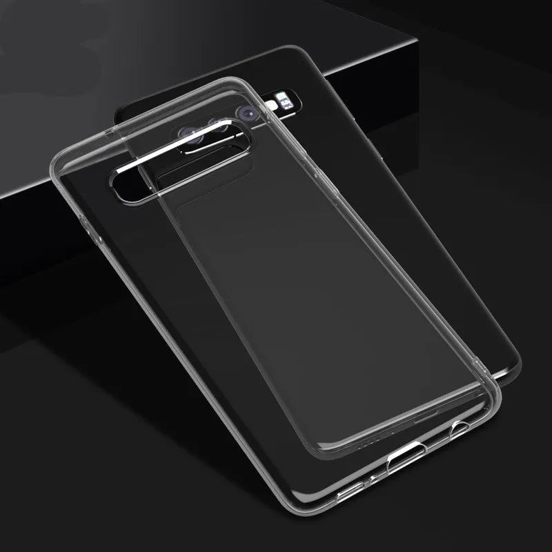 Transparent TPU protective case for Samsung S10, S10e and S10 Plus mobile phones