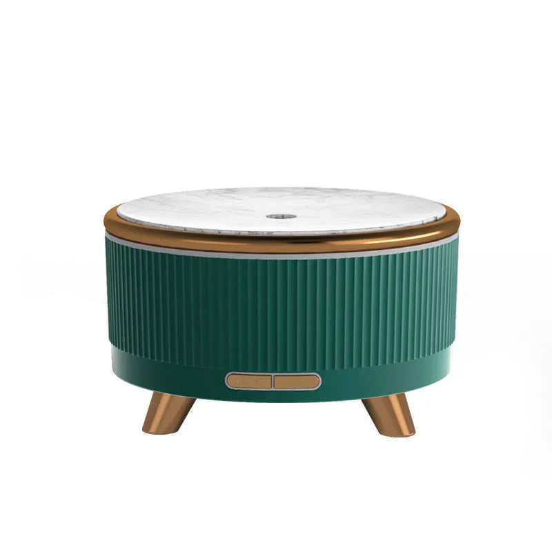 USB charging cycle bedroom humidifier in cylinder plastic shape with 500ml tank and quiet operation