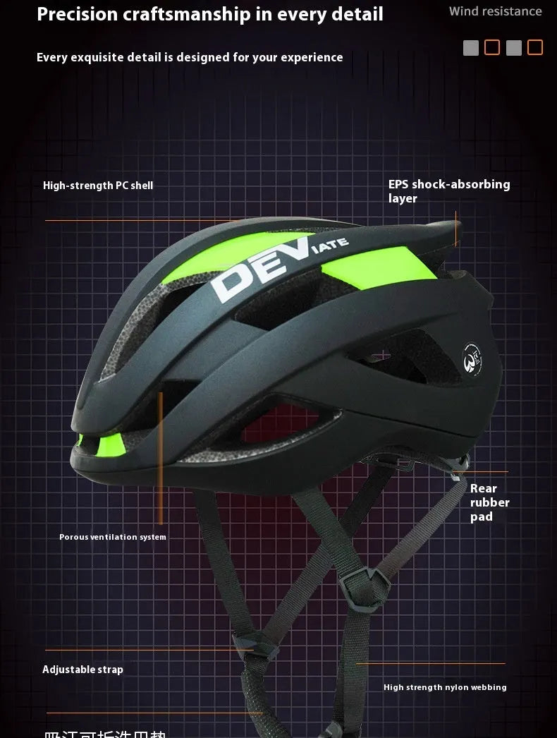 Matte black bicycle helmet with breathable fly net and adjustable headband for mountain biking.