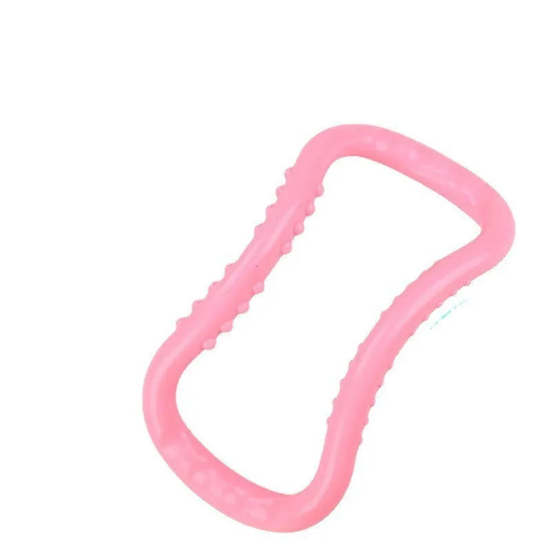 PP yoga stretching ring in blue, pink, or purple colour options