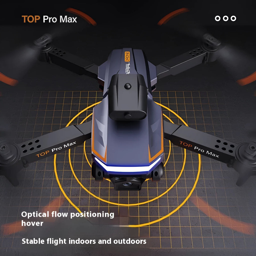 P18 UAV brushless quadcopter with optical flow positioning in black colour