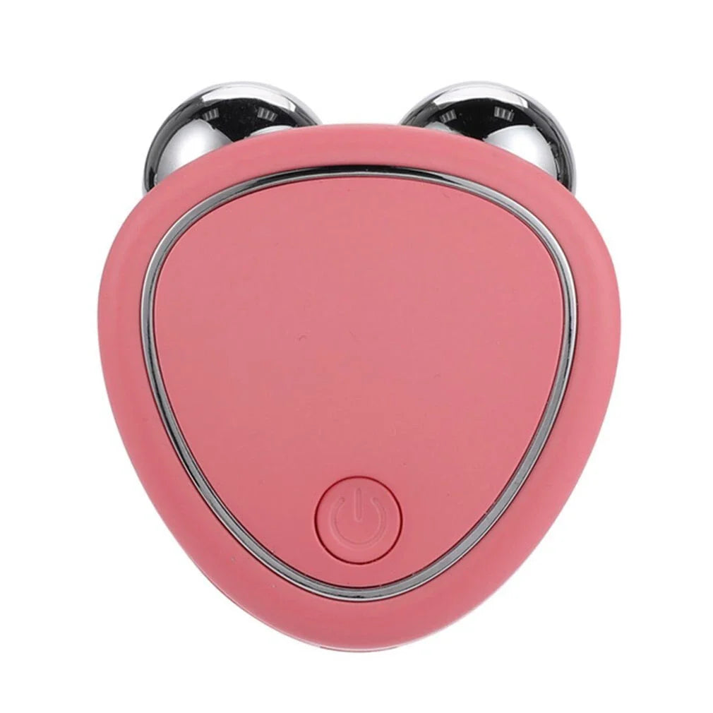 Micro-Current Facial Massager with Scraper Micro-Chain for Lifting, Firming, and Reducing Puffiness