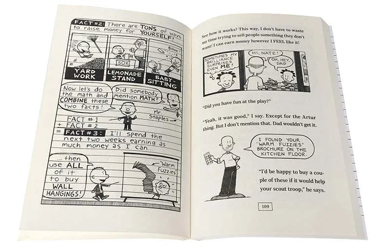 Big Nate 8-book box set featuring eight paperback novels in a cardboard slipcase with cartoon cover art