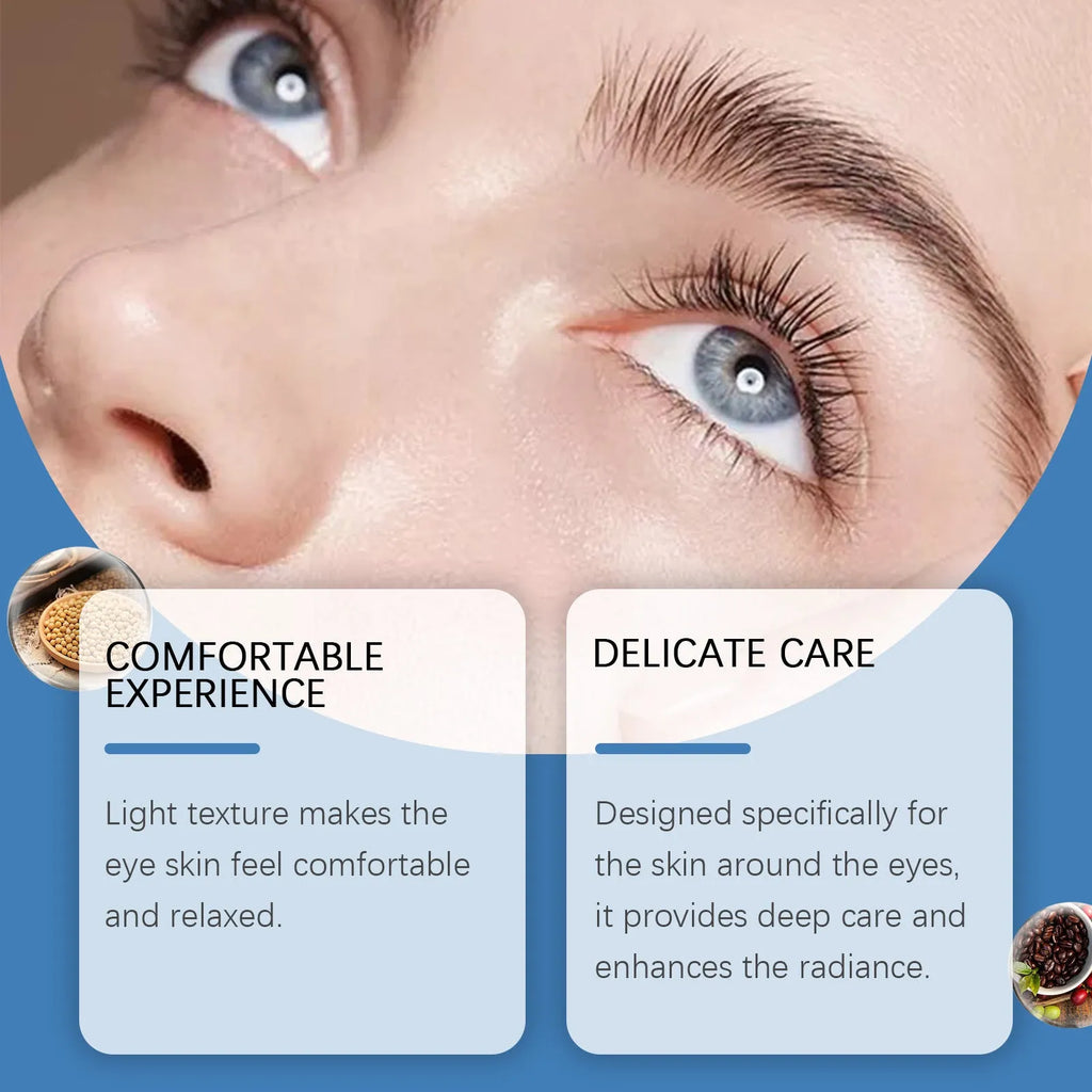 15g tube of Viareline collagen firming eye cream for smoothing skin around eyes